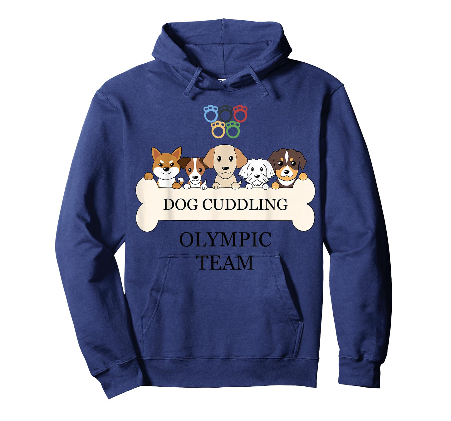 Funny Dog Quote Cuddling Olympic Team Cool Animal T-Shirt