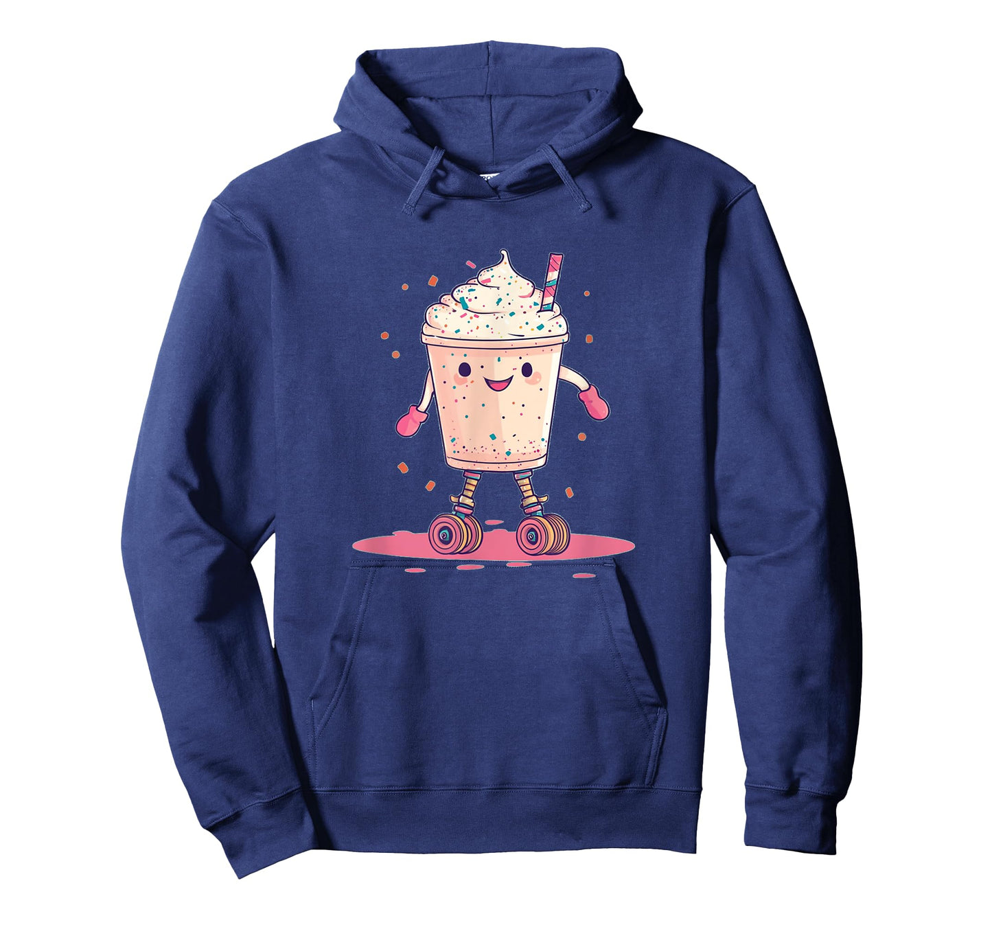 Funny Milkshake Roller Shoes Costume T-Shirt