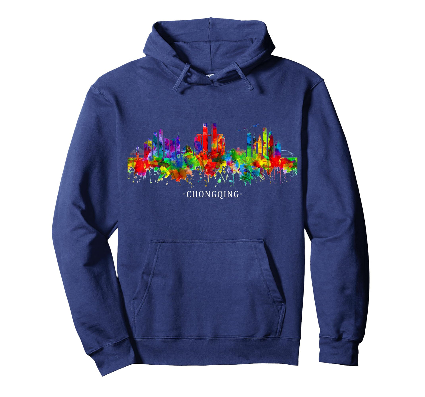 Watercolor Souvenir sky line chongqing china T-Shirt