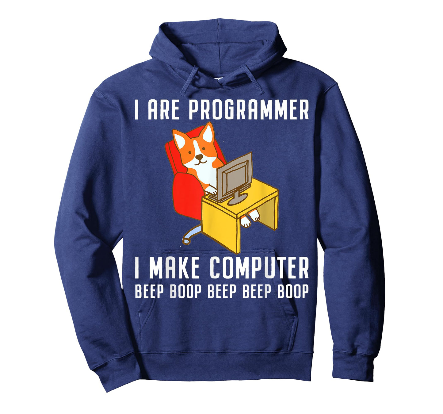 Funny I Are Programmer Programming Coding Nerd Corgi Dog T-Shirt