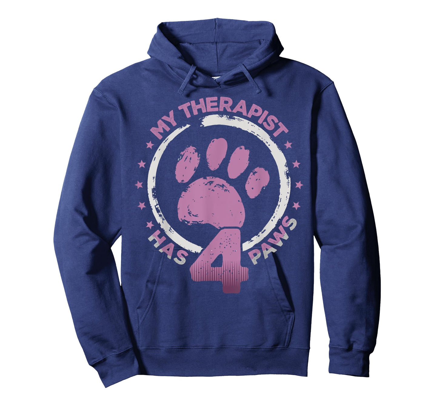 Dog Pet My Therapist Has 4 Paws Funny Dog Owner T-Shirt