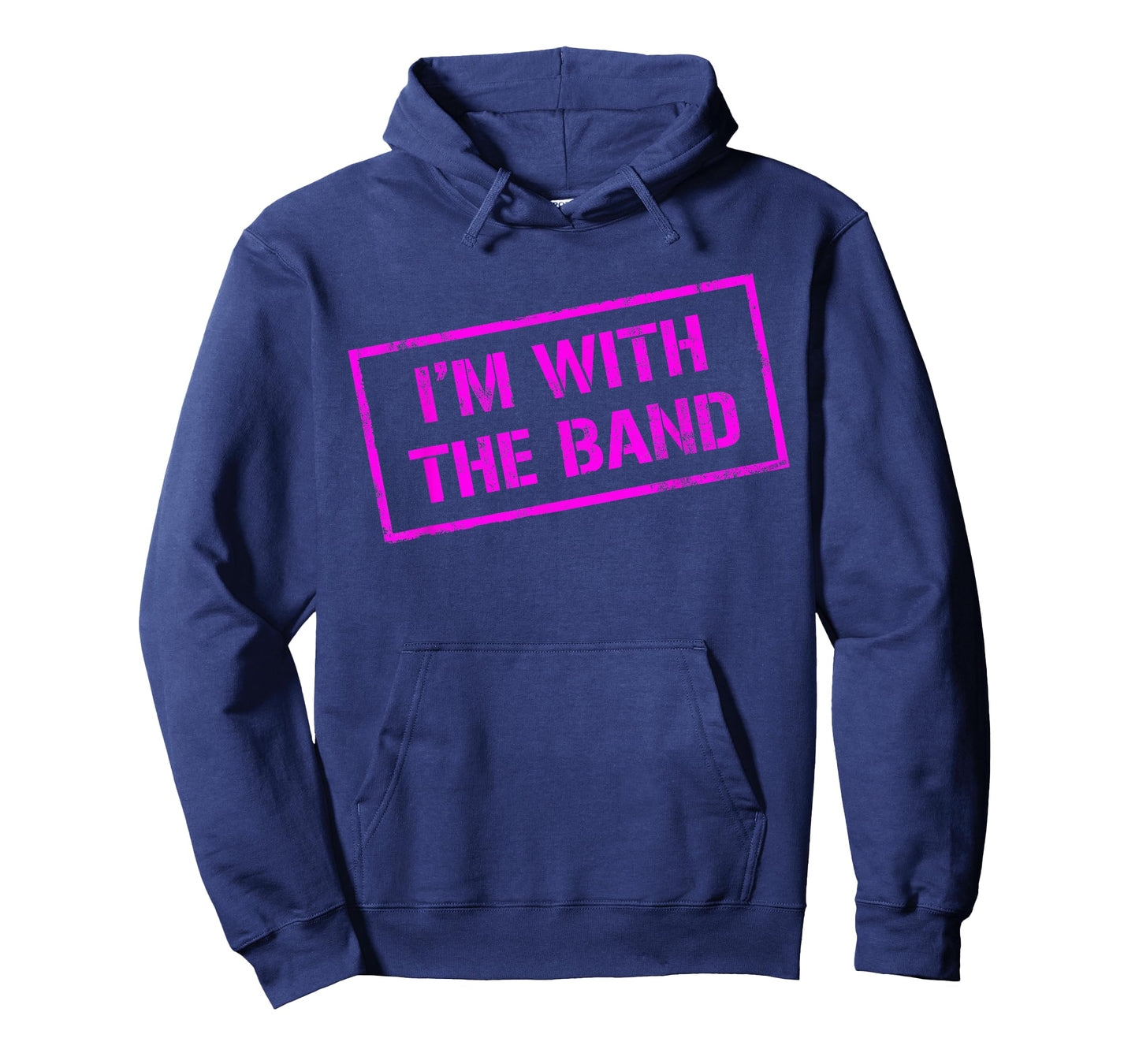 I'M WITH THE BAND - Rock Concert - Music Band - Pink Design T-Shirt