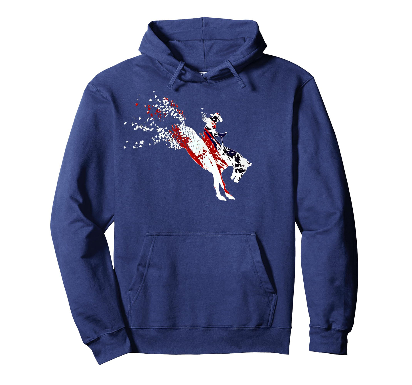 Bronc Riding Rodeo American Pride T-Shirt Bronc Rider Shirts T-Shirt