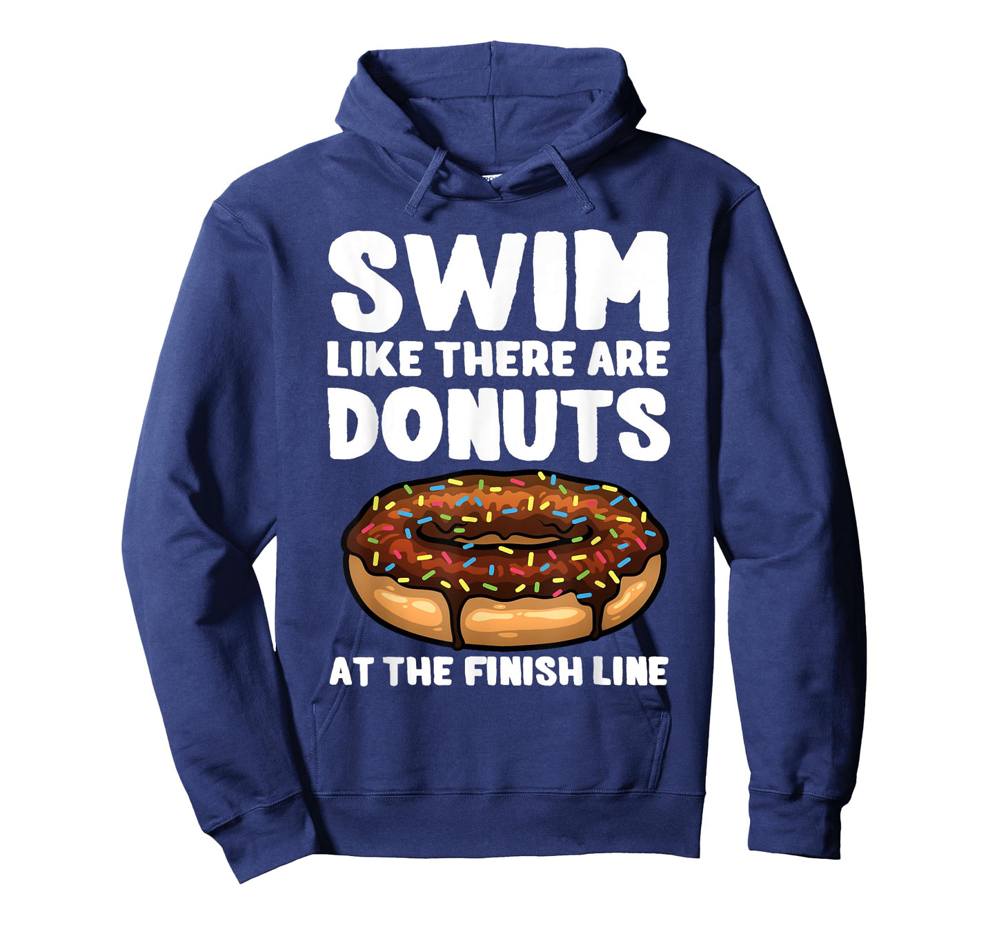 Best Swimming Art For Men Women Swimmer Donut Lover Swimming T-Shirt