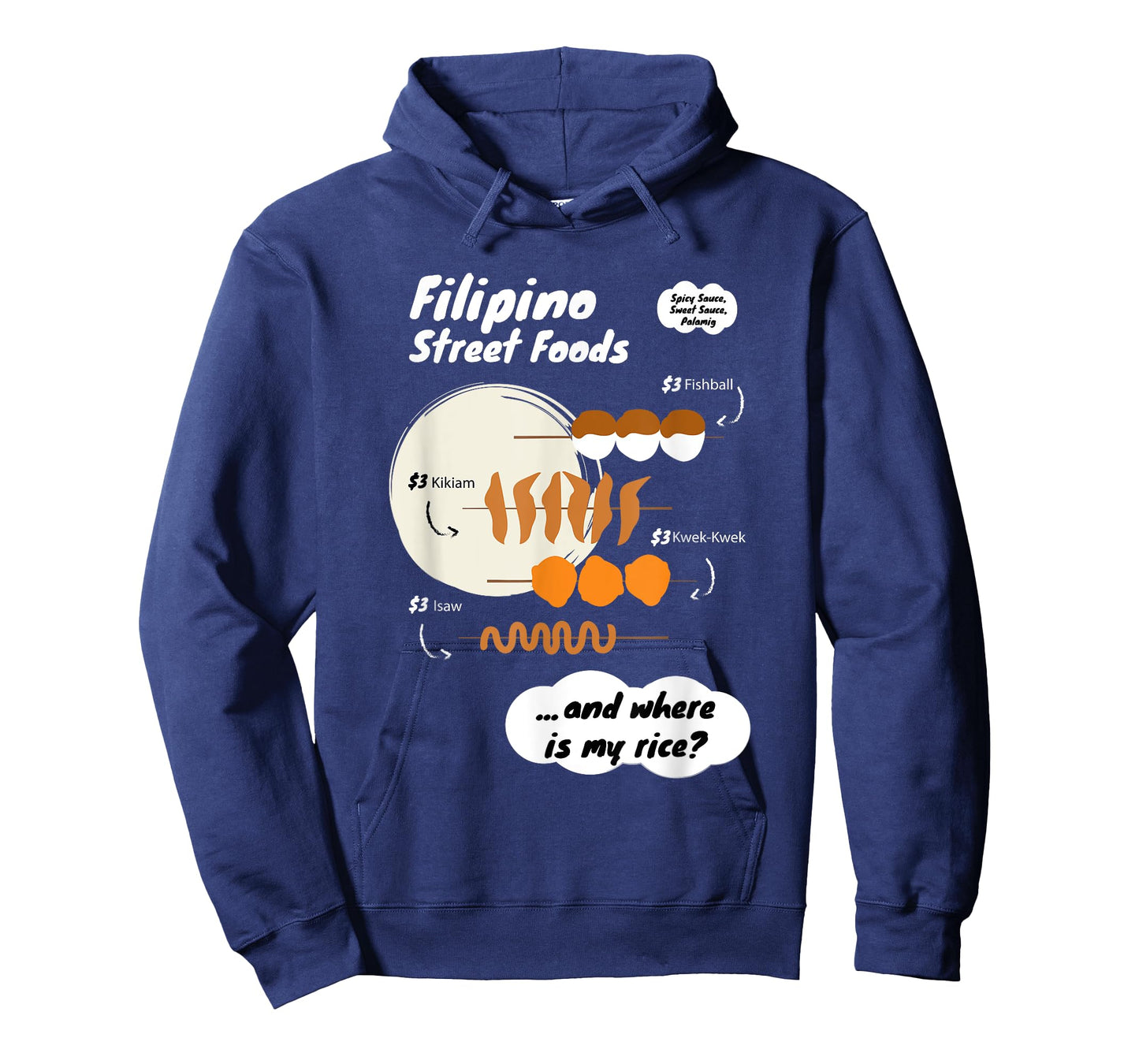 Funny Filipina Filipino Food Menu Rice Philippines T-Shirt