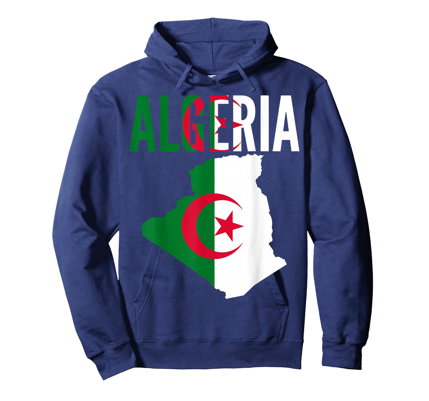 Algerian - Algeria Country Map Flag T-Shirt