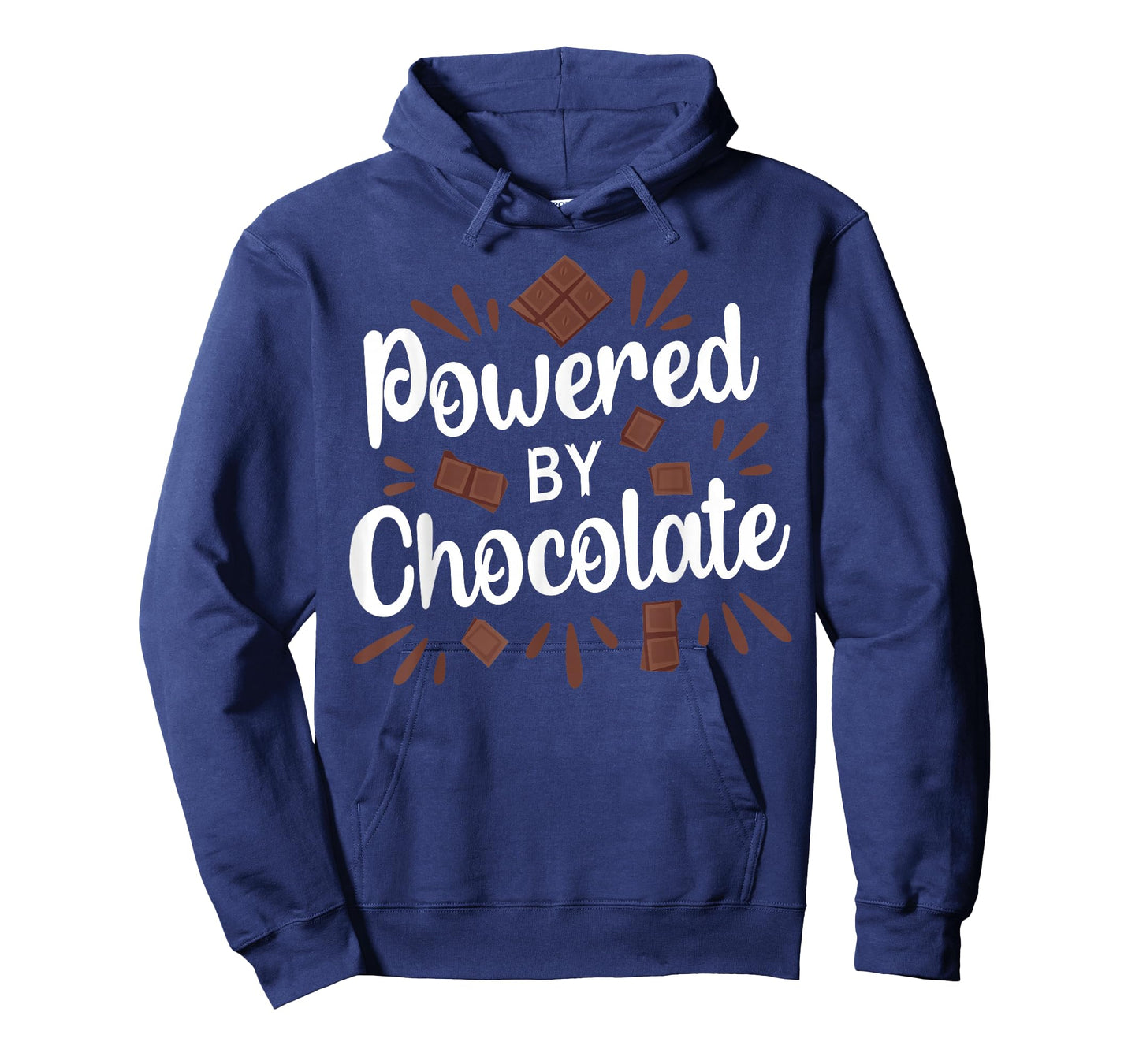 Powered by Chocolate Sweet Tooth Enthusiasts Funny Snackers T-Shirt