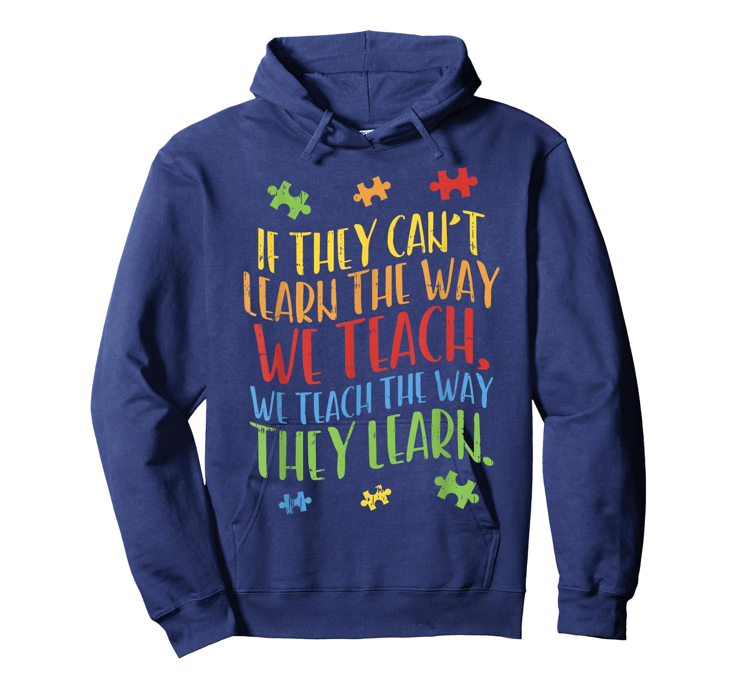 Autism Awareness Teacher Shirt Autistic Teach Learn Gift T-Shirt