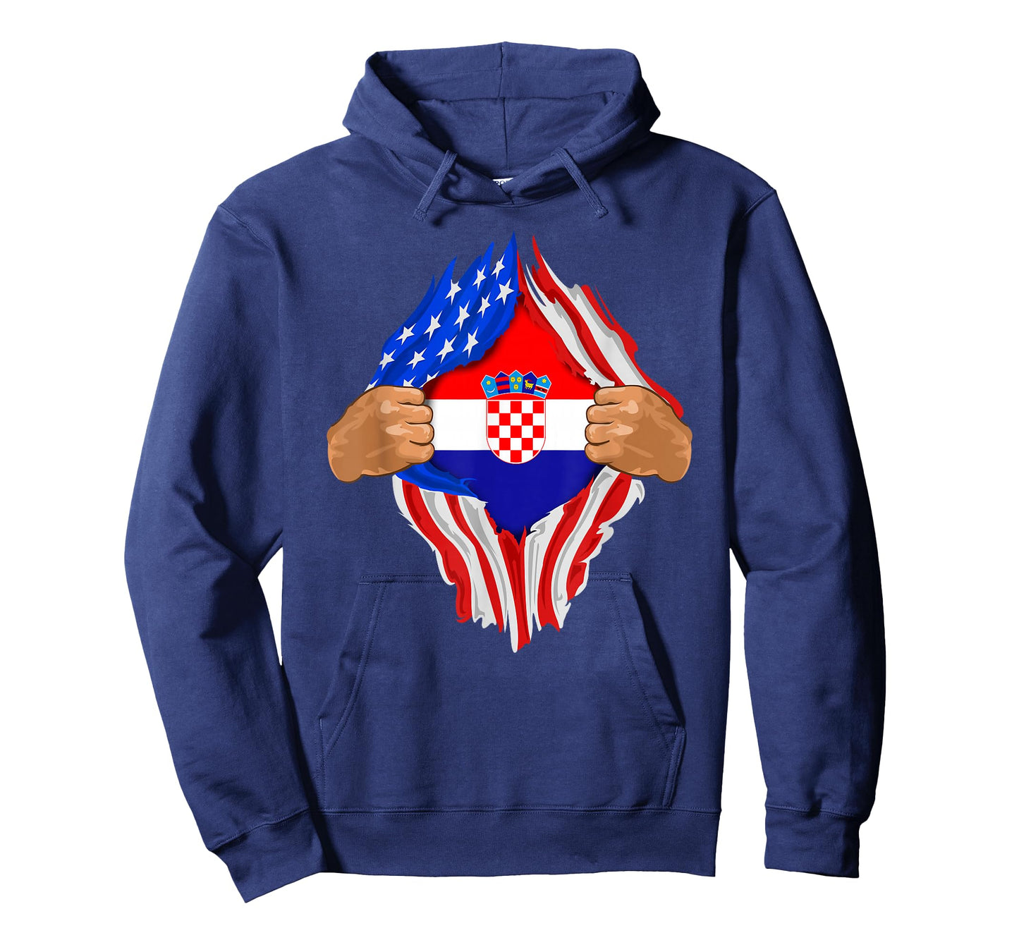Croatian Blood Inside Me T-Shirt | Croatia Flag Gift T-Shirt