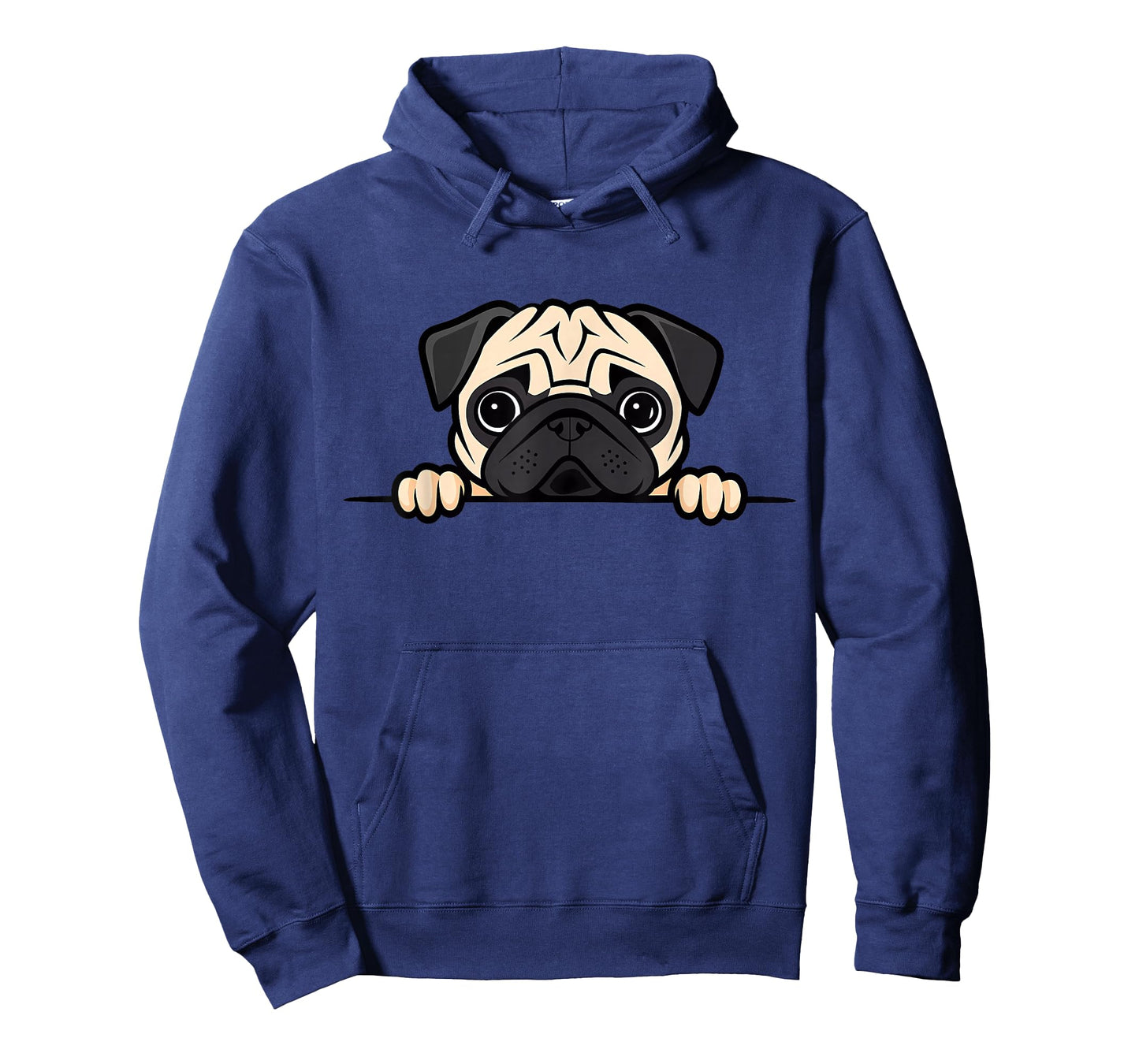 Cute Pug Funny Peeking Pocket Puppy Dog Lover Men Women Kids T-Shirt