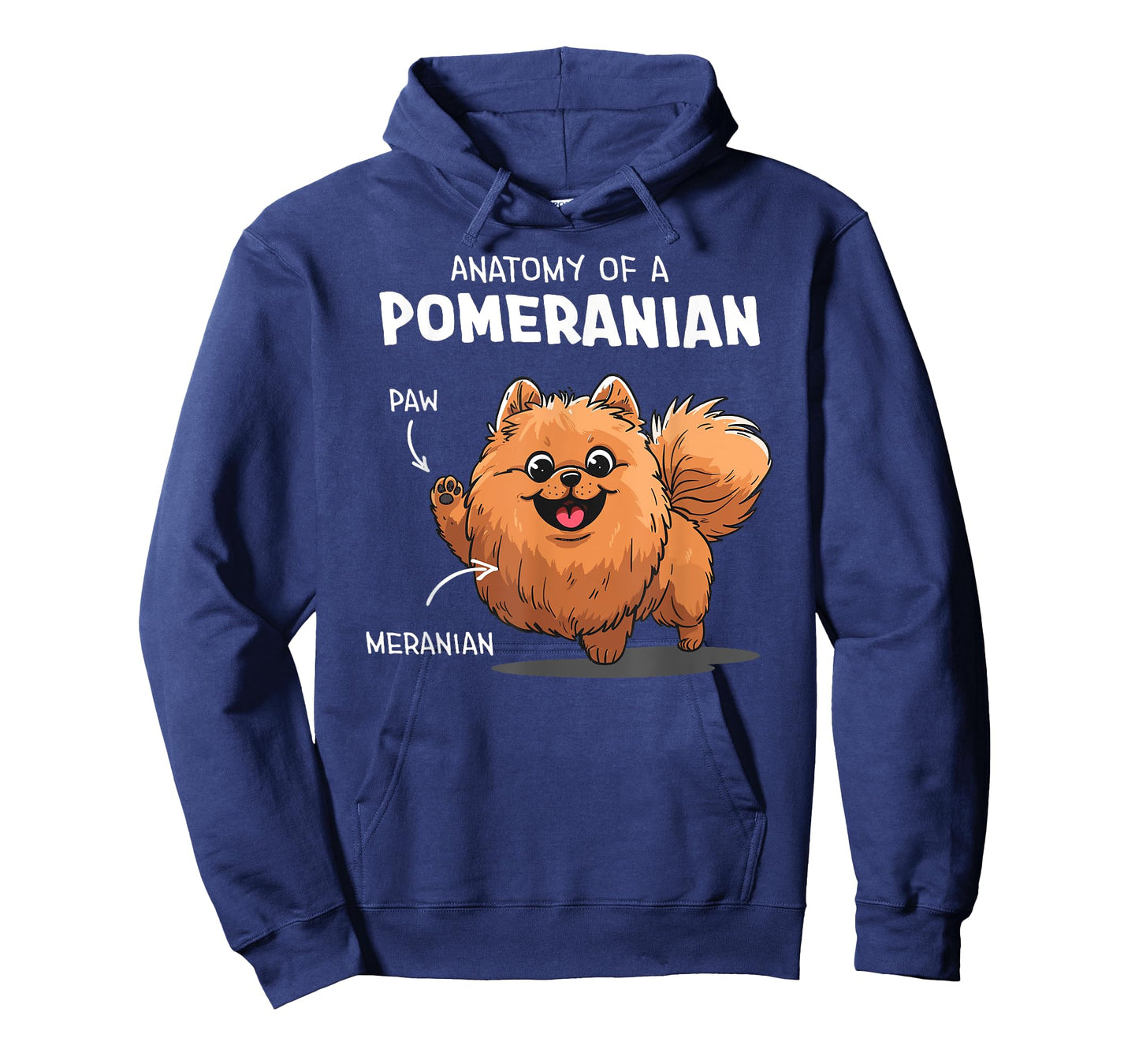 Funny Anatomy Of A Pomeranian Dog T-Shirt