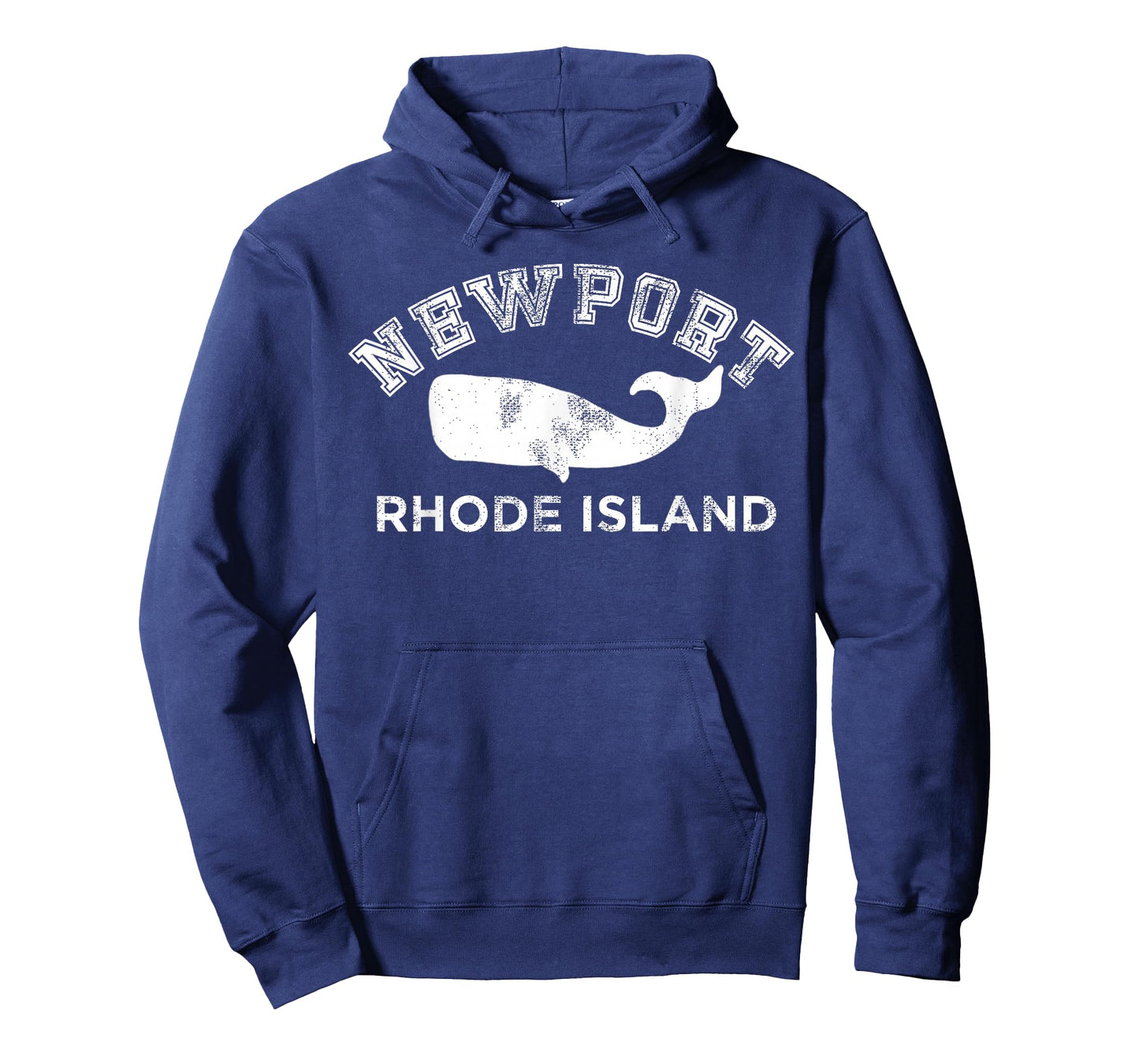 Newport Rhode Island RI Whale Vintage Retro Silhouette T-Shirt