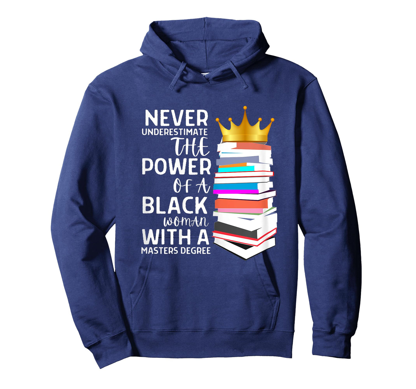 Womens Never Underestimate The Power Of A Black Woman With A Master T-Shirt