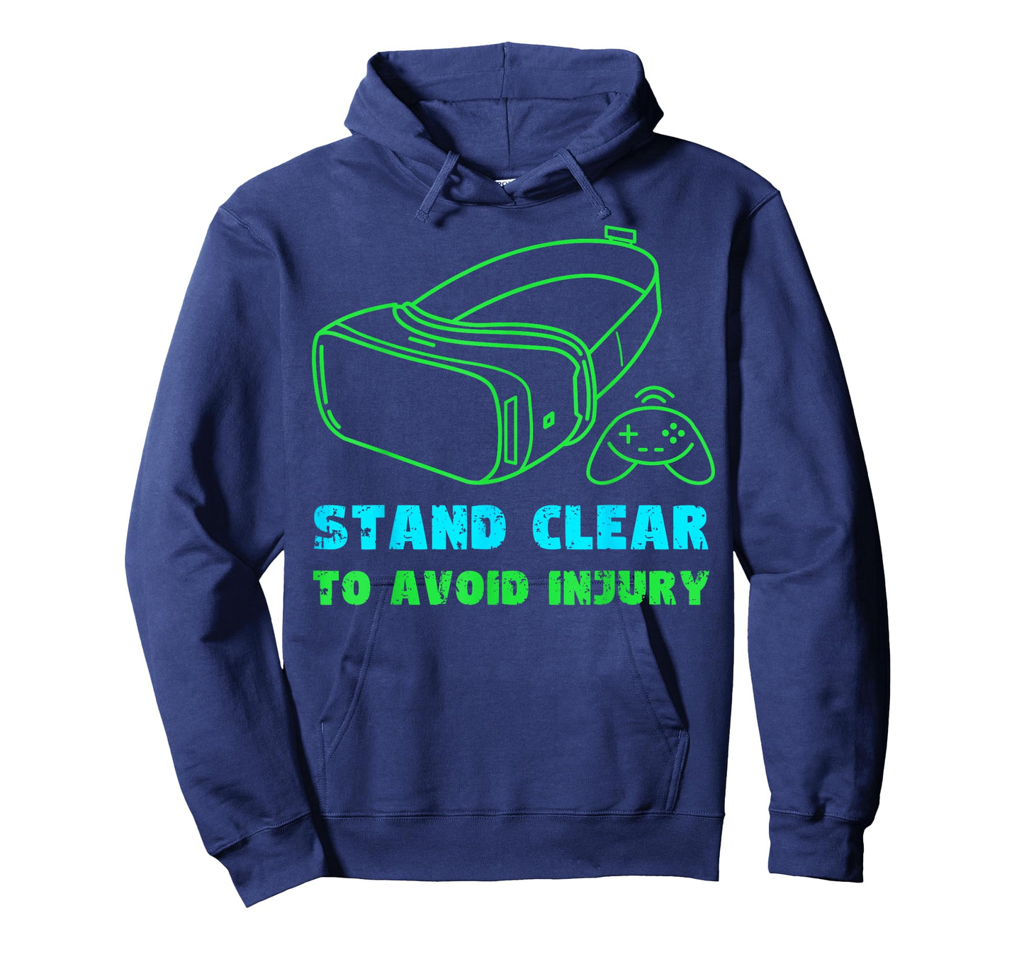 VR Gaming Virtual Reality Gamer Stand Clear To Avoid Injury T-Shirt