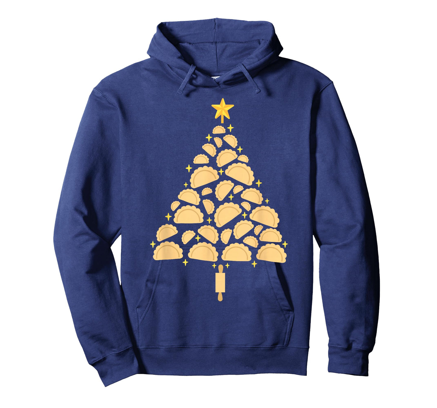Pierogi Christmas Tree Cute Polish Funny Xmas Food Men Women T-Shirt