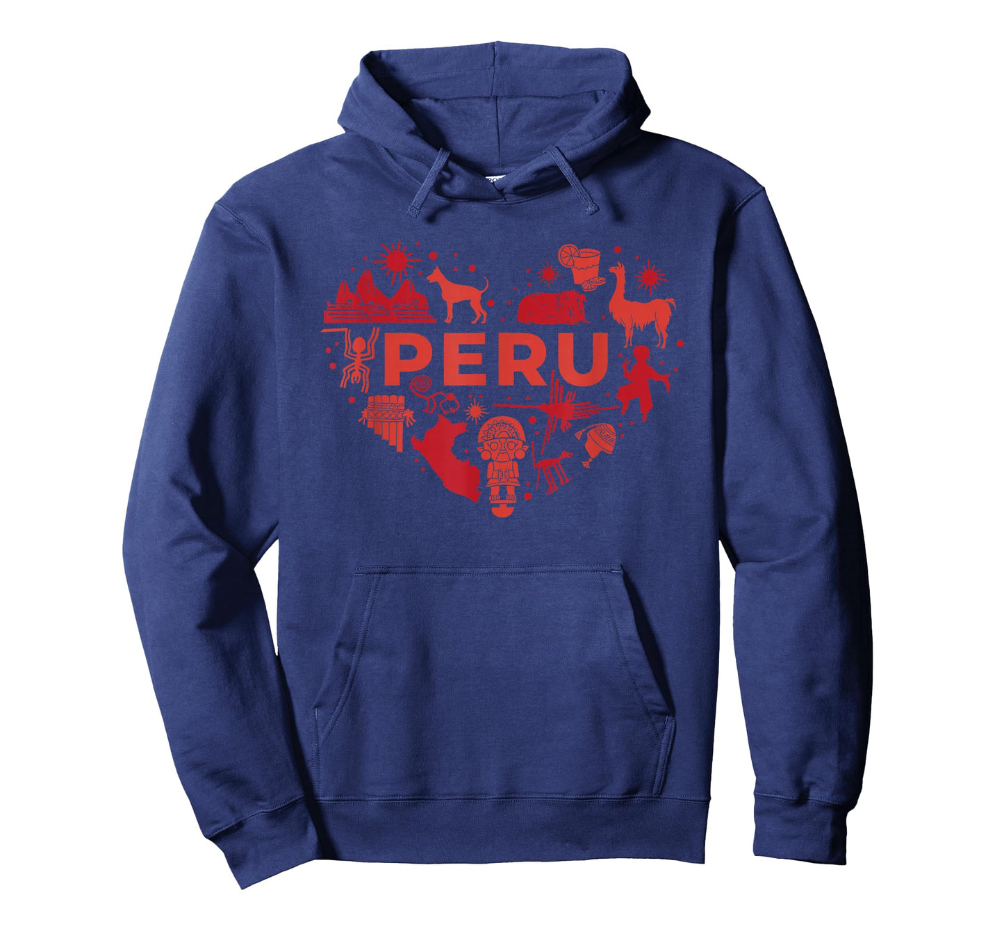 I Love Peru Heart simbols art Travel T-Shirt