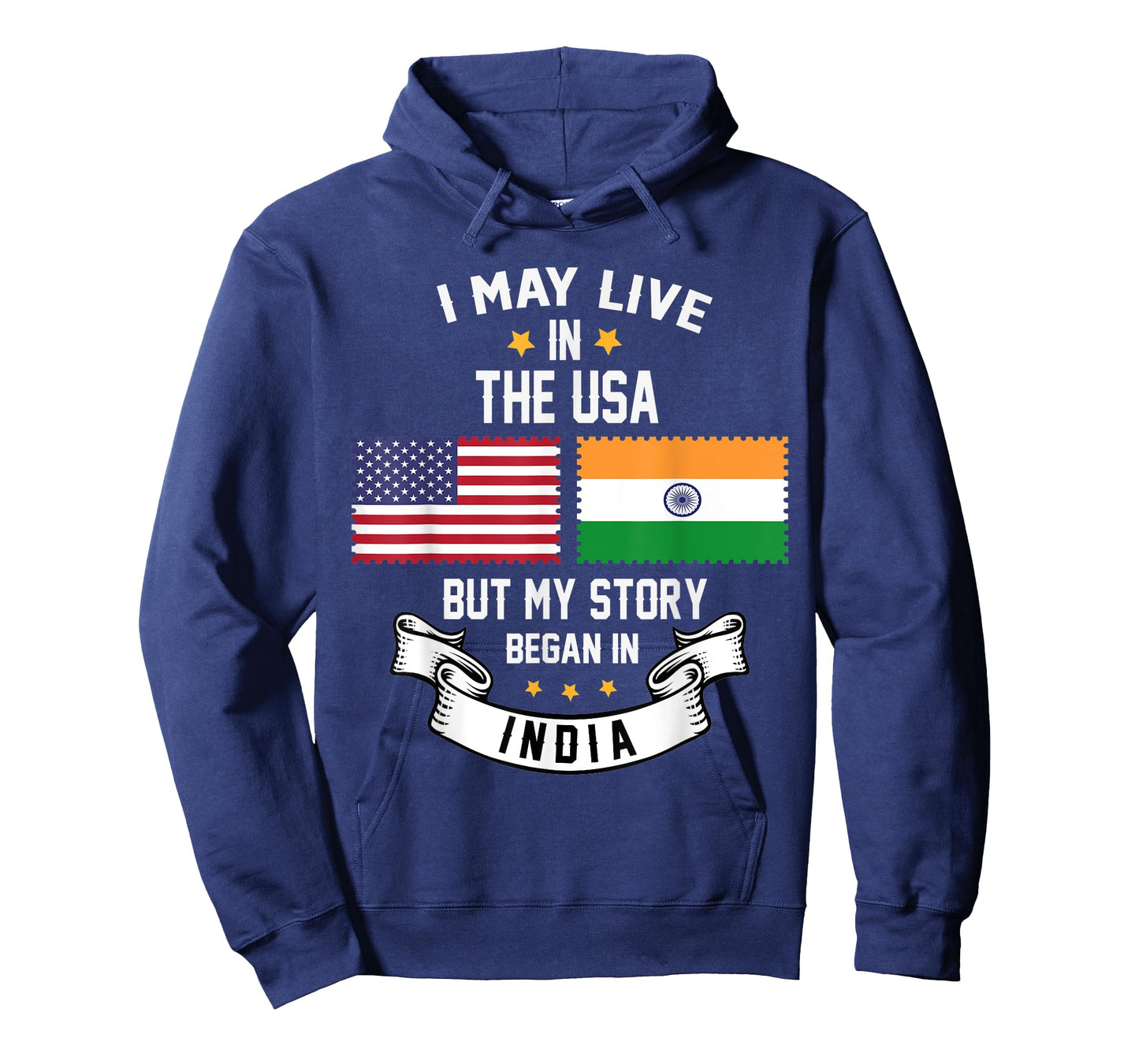 I May Live In USA But My Story Began In India T-Shirt