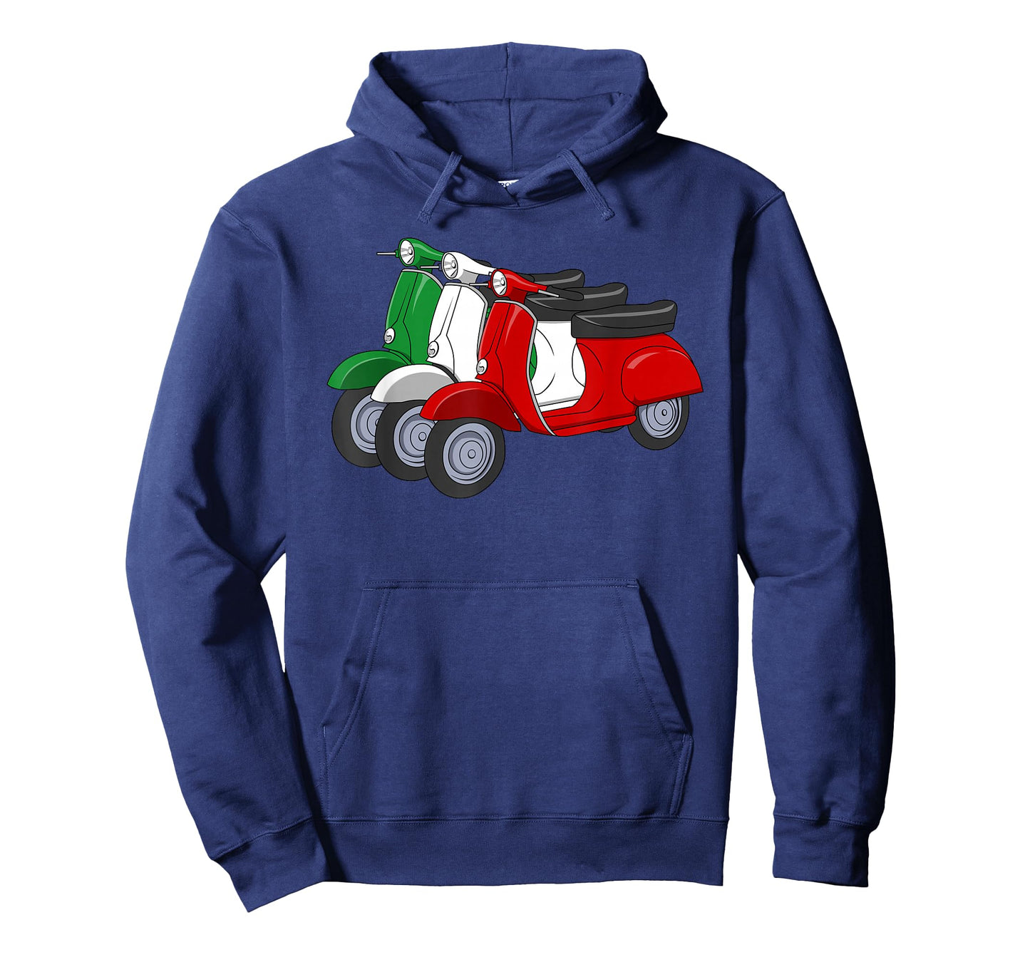 Italy Scooter Moped Flag Italian Flag T-Shirt
