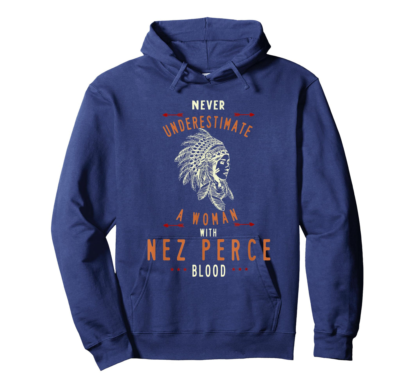 Nez Perce Native American Indian Woman Never Underestimate T-Shirt