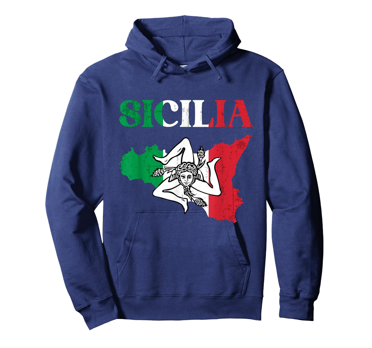 Sicilia Flag Sicily Palermo Italy T-Shirt