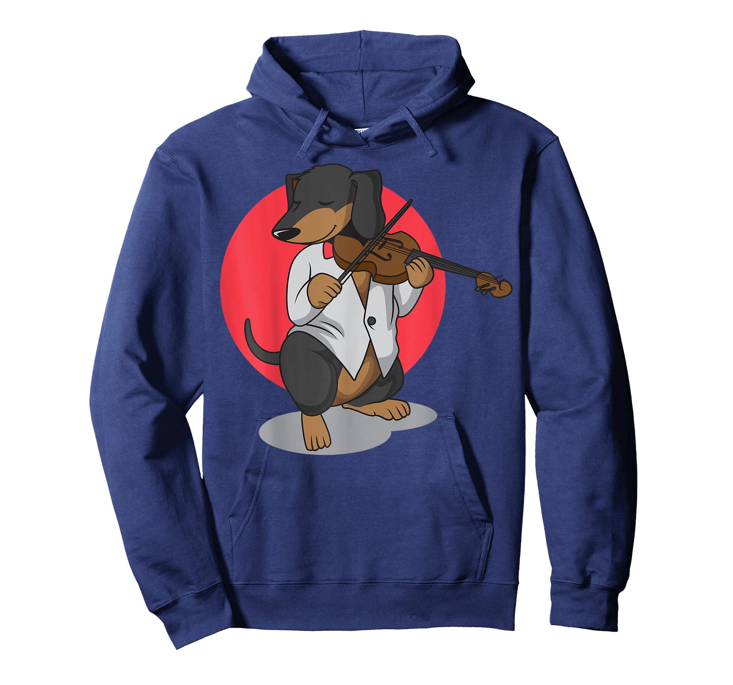 Dachshund Wiener Dog Playing Violin Cute Funny Violinist T-Shirt