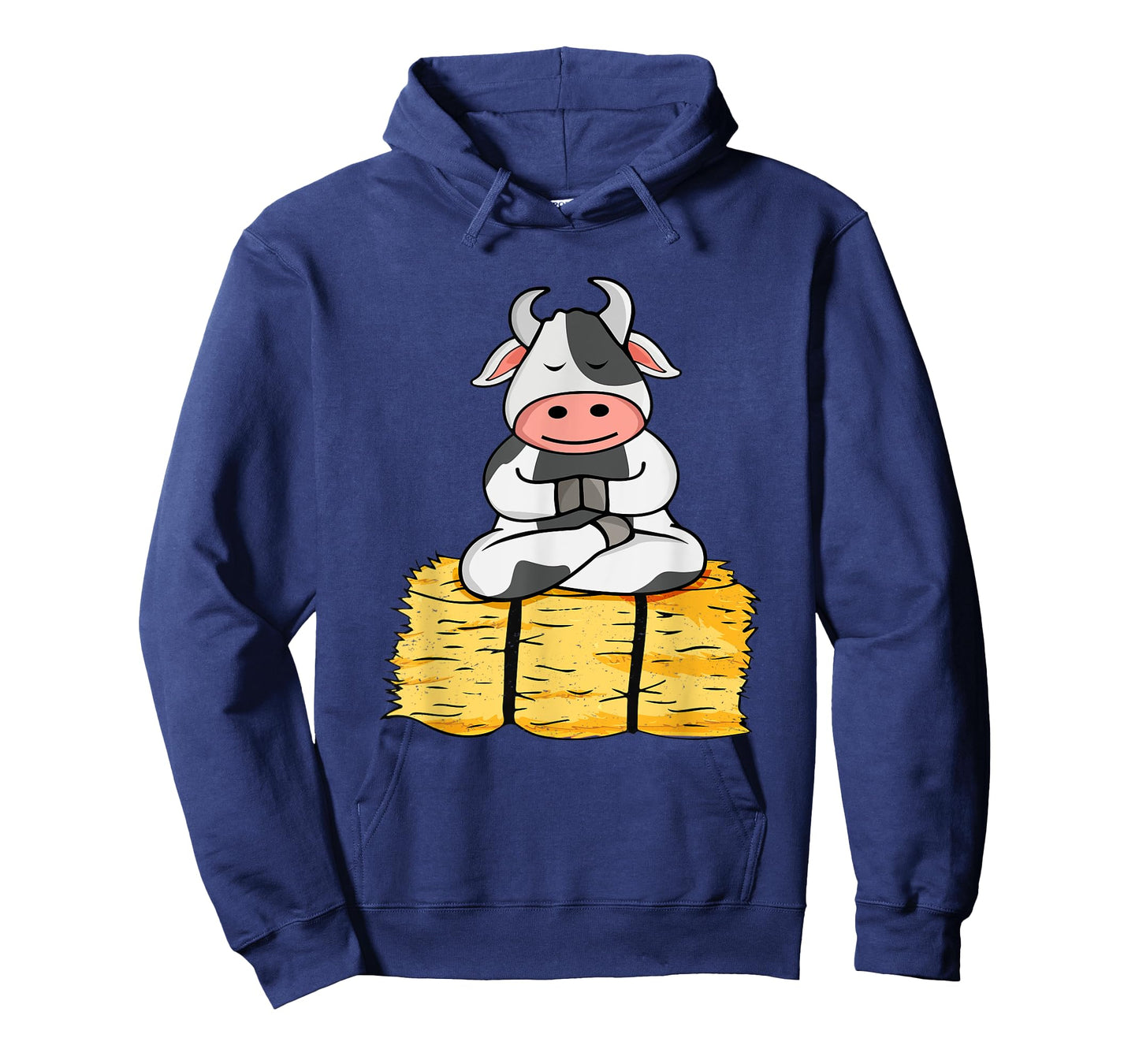 Meditating Cow Lover Yoga Lover Women Meditation T-Shirt