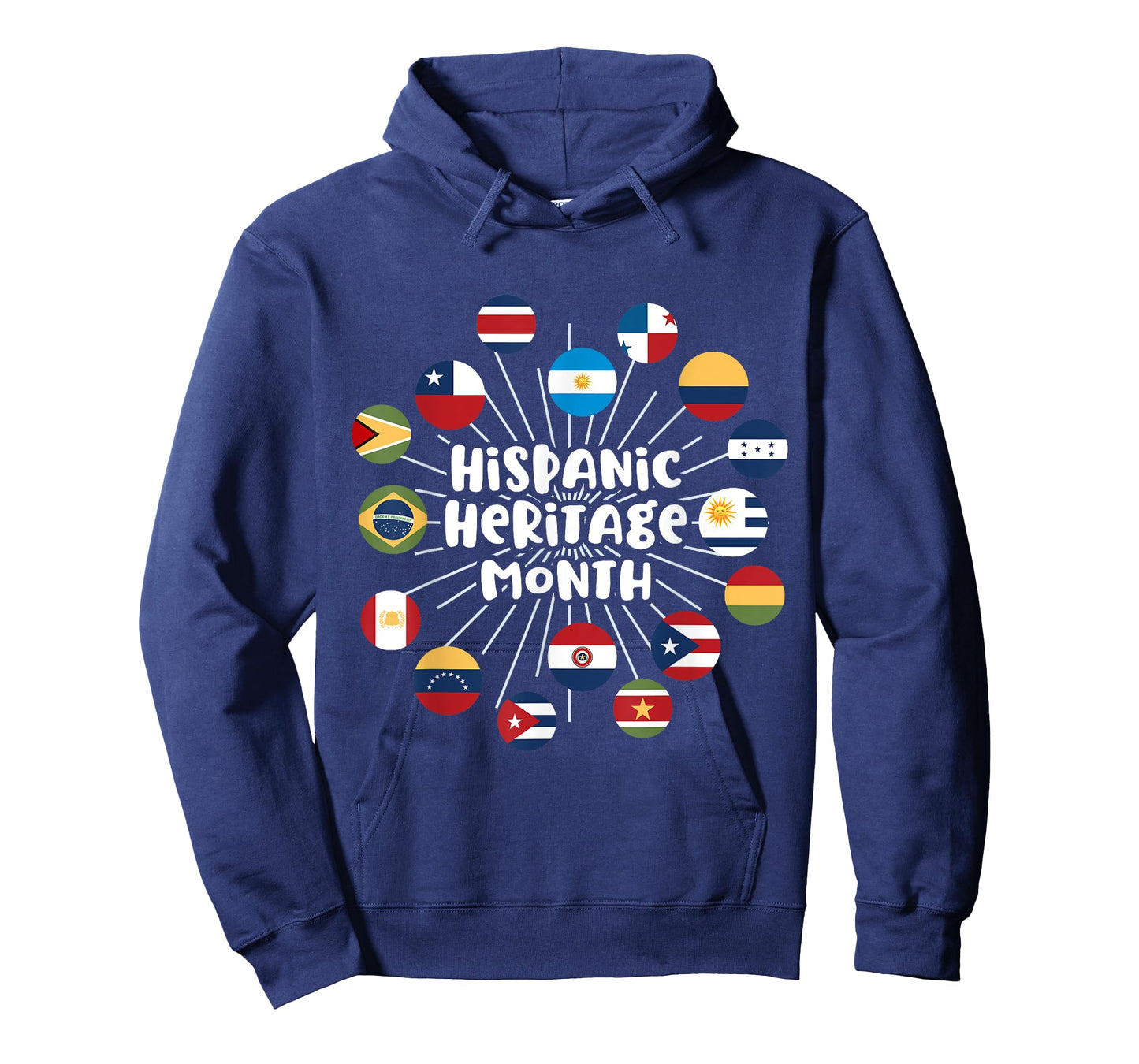 Hispanic Heritage Month Shirt All Countries Flag Inspiration T-Shirt