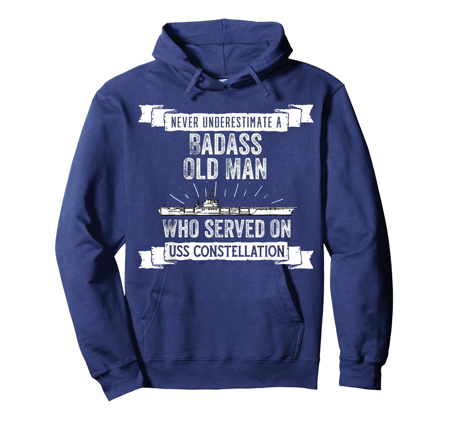 Never Underestimate USS Constellation CV-64 Aircraft Carrier T-Shirt