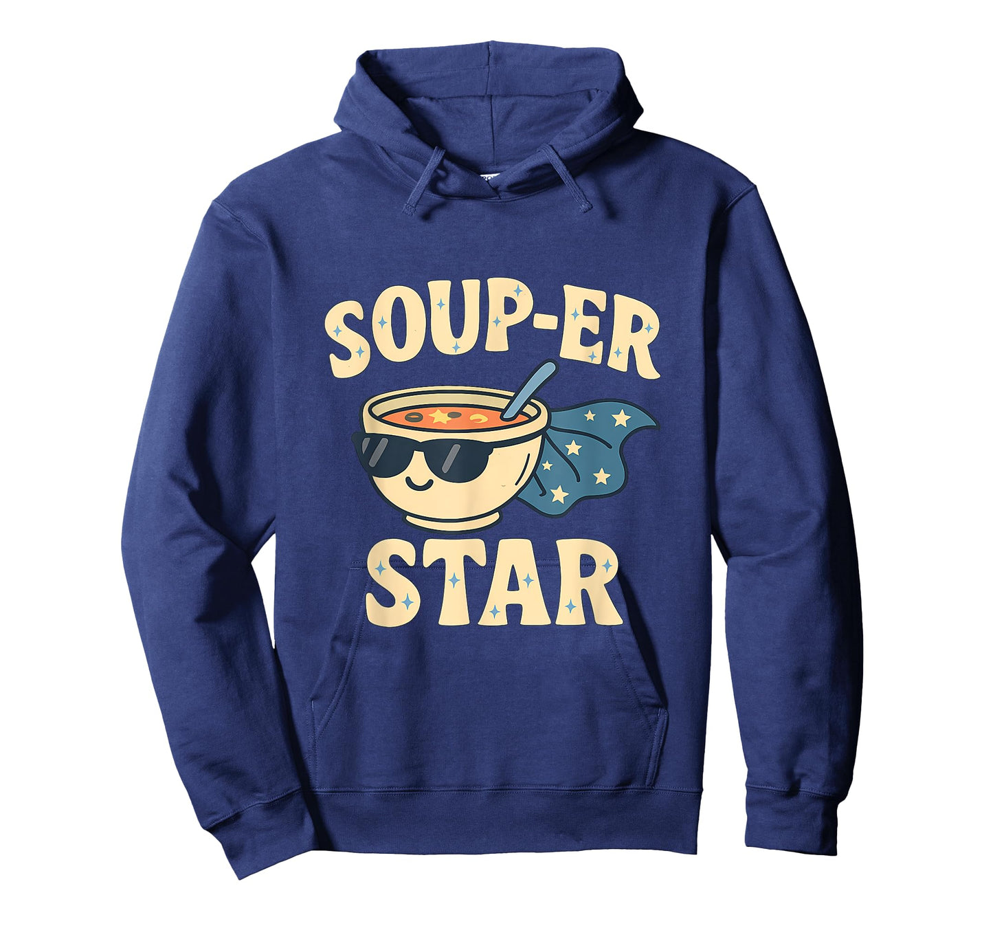 Soup-er Star Dad Joke Pun Graphic Print T-Shirt