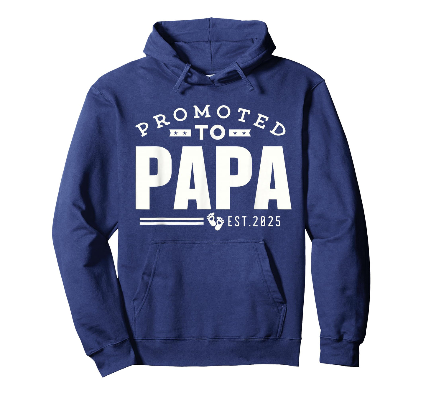 Promoted to Papa 2025 New 1st First Time Papa Dad Father Tee T-Shirt
