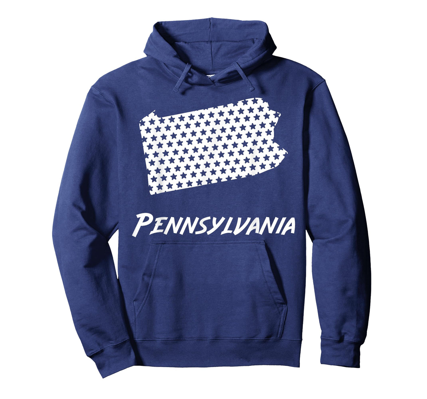 Pennsylvania USA State Outline Stars Vintage Retro Design T-Shirt