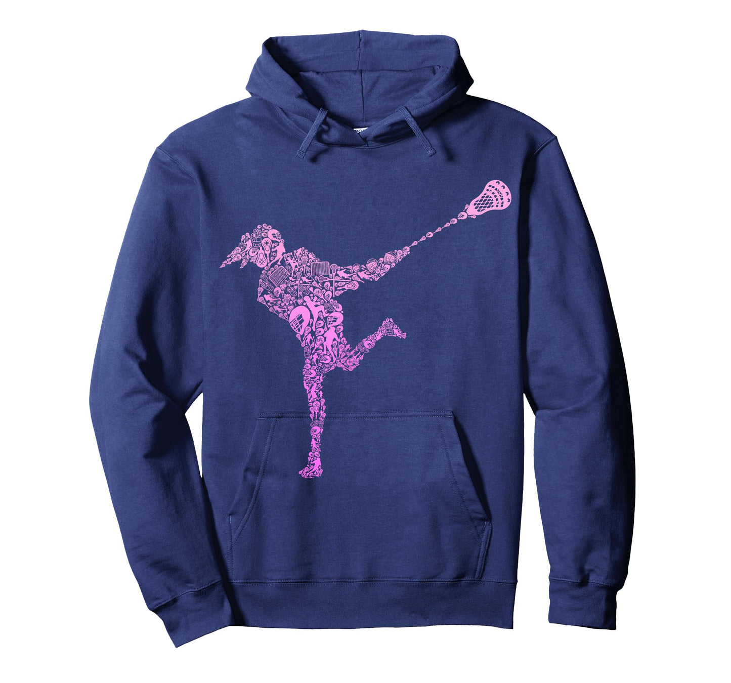 Lacrosse Player Youth Girls Women Kids T-Shirt