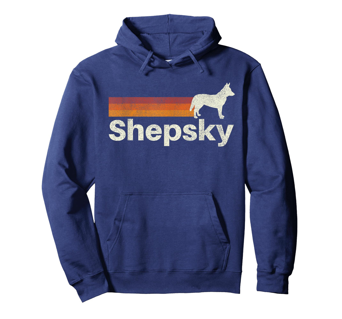 Vintage Shepsky Retro Mom Dad Dog Men Women Girls Kids T-Shirt