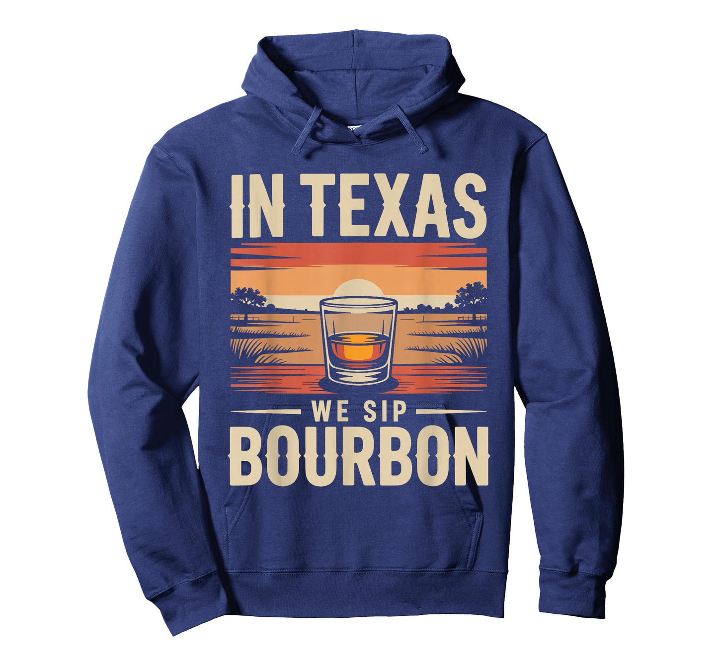 in Texas We Sip Bourbon State Pride Whiskey T-Shirt