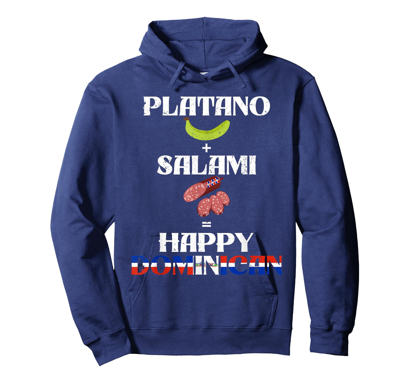 Fun dominican platano + salami happy dominican republic joke T-Shirt
