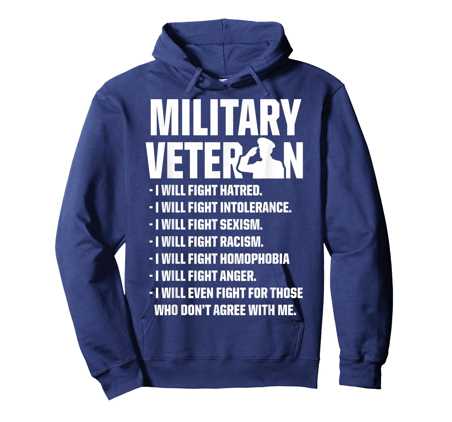 Military Veterans Against Trump 2020 Fight USA Election T-Shirt