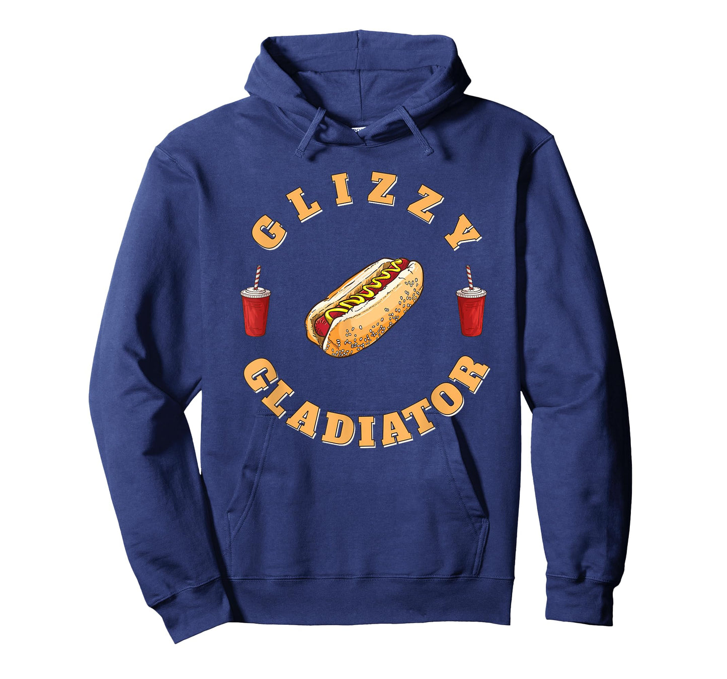 Glizzy Gladiator Funny Hotdog Humor Retro Sports Design T-Shirt for Men Women Girls Kids