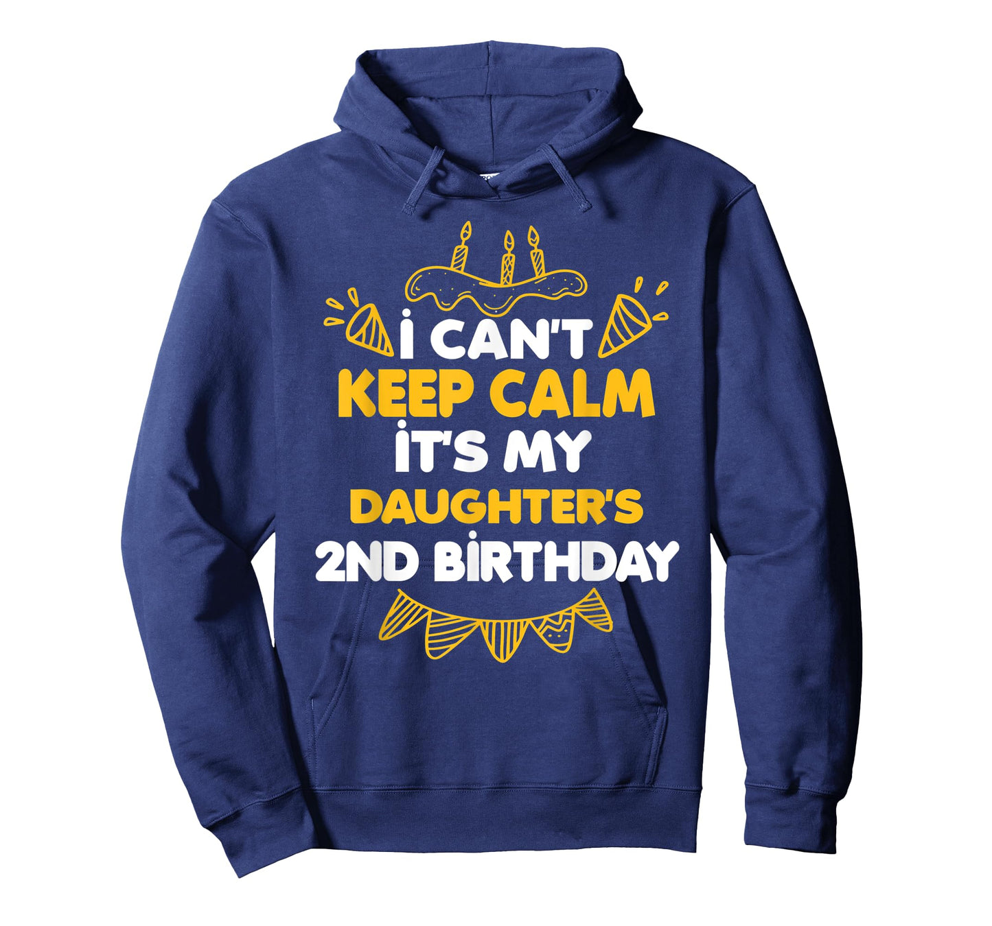 I Can't Keep Calm It's My Daughter's 2nd Birthday Gift T-Shirt
