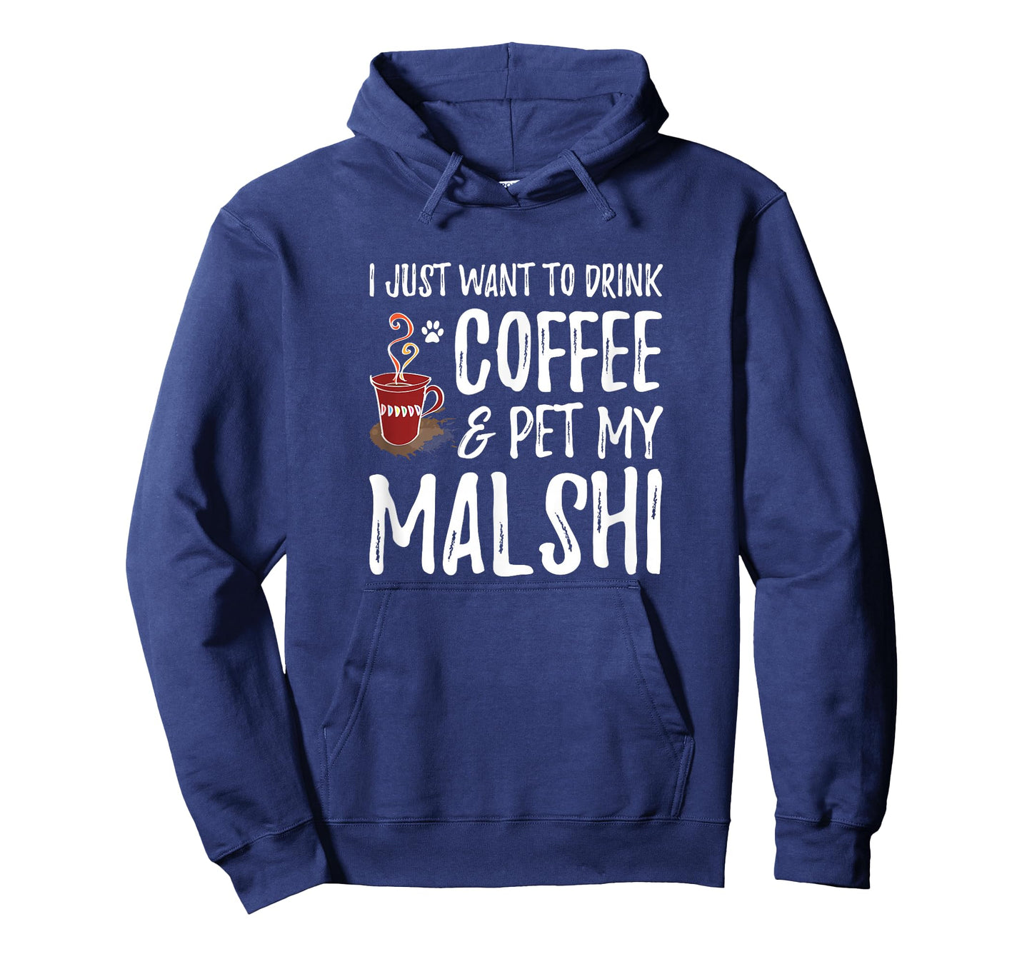 Coffee and Malshi T-Shirt for Mal-shi Dog Mom T-Shirt