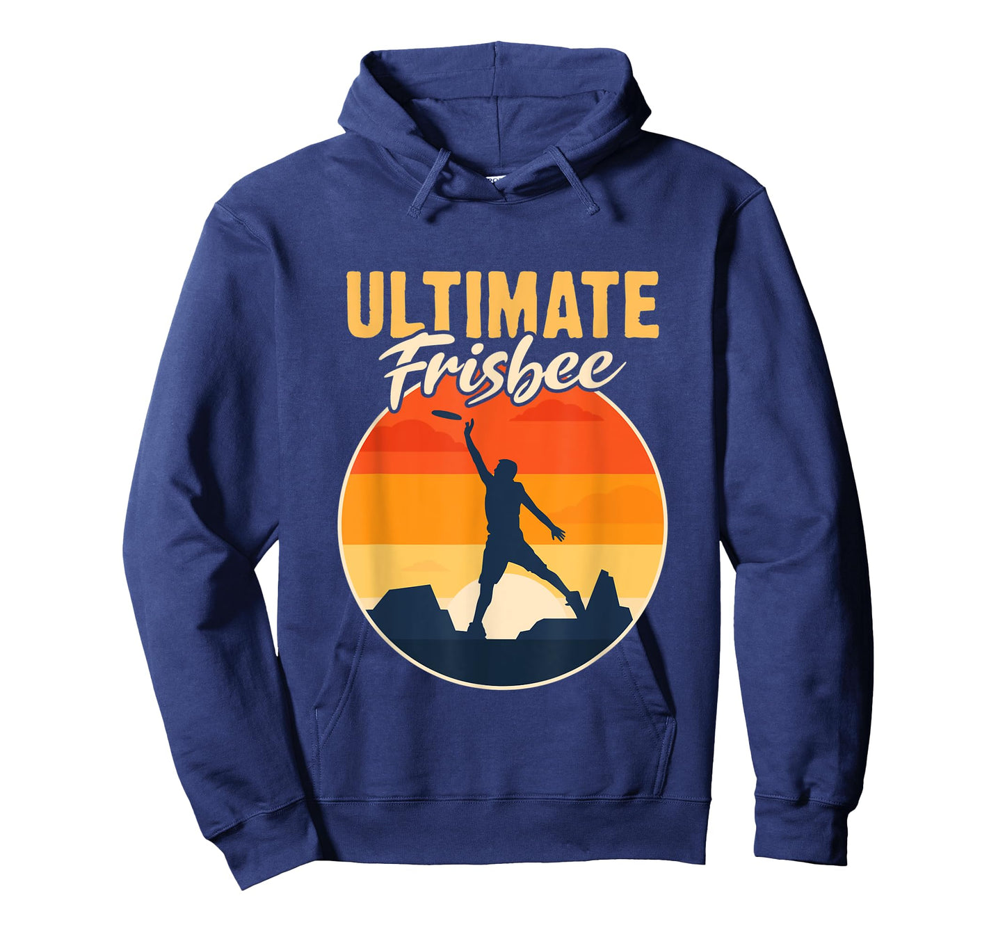 Retro Ultimate Frisbee Player Men Women Vintage Flying Disc T-Shirt