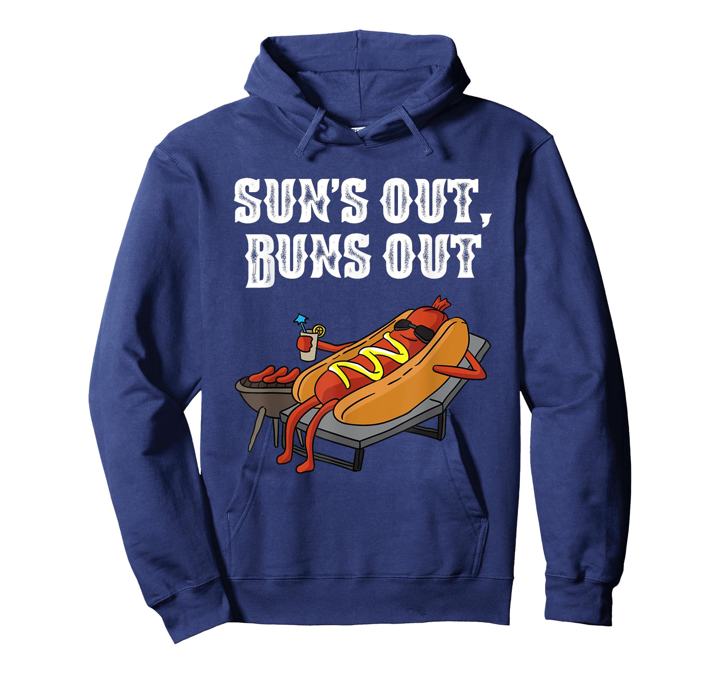 Suns Out Hot Dog Buns Out Funny Sausage BBQ Food Lover Gift T-Shirt
