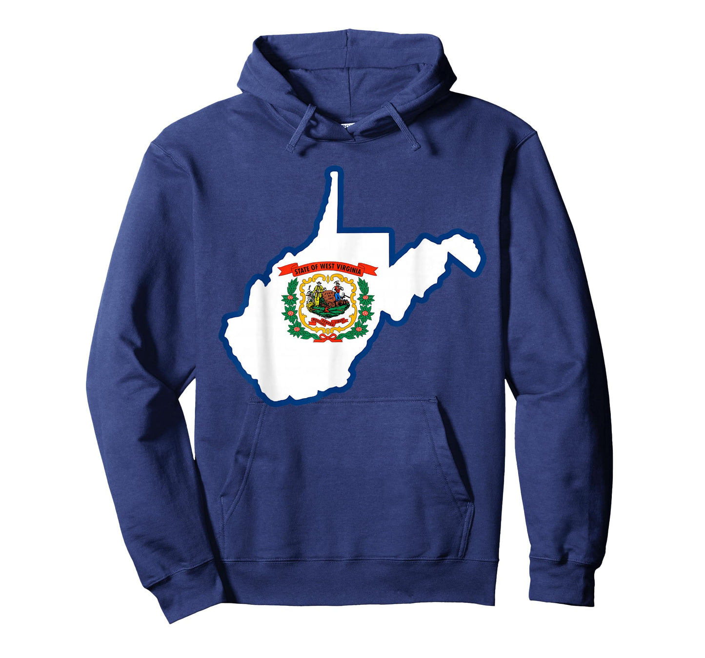 West Virginia State Map Flag Silhouette WV Home T-Shirt