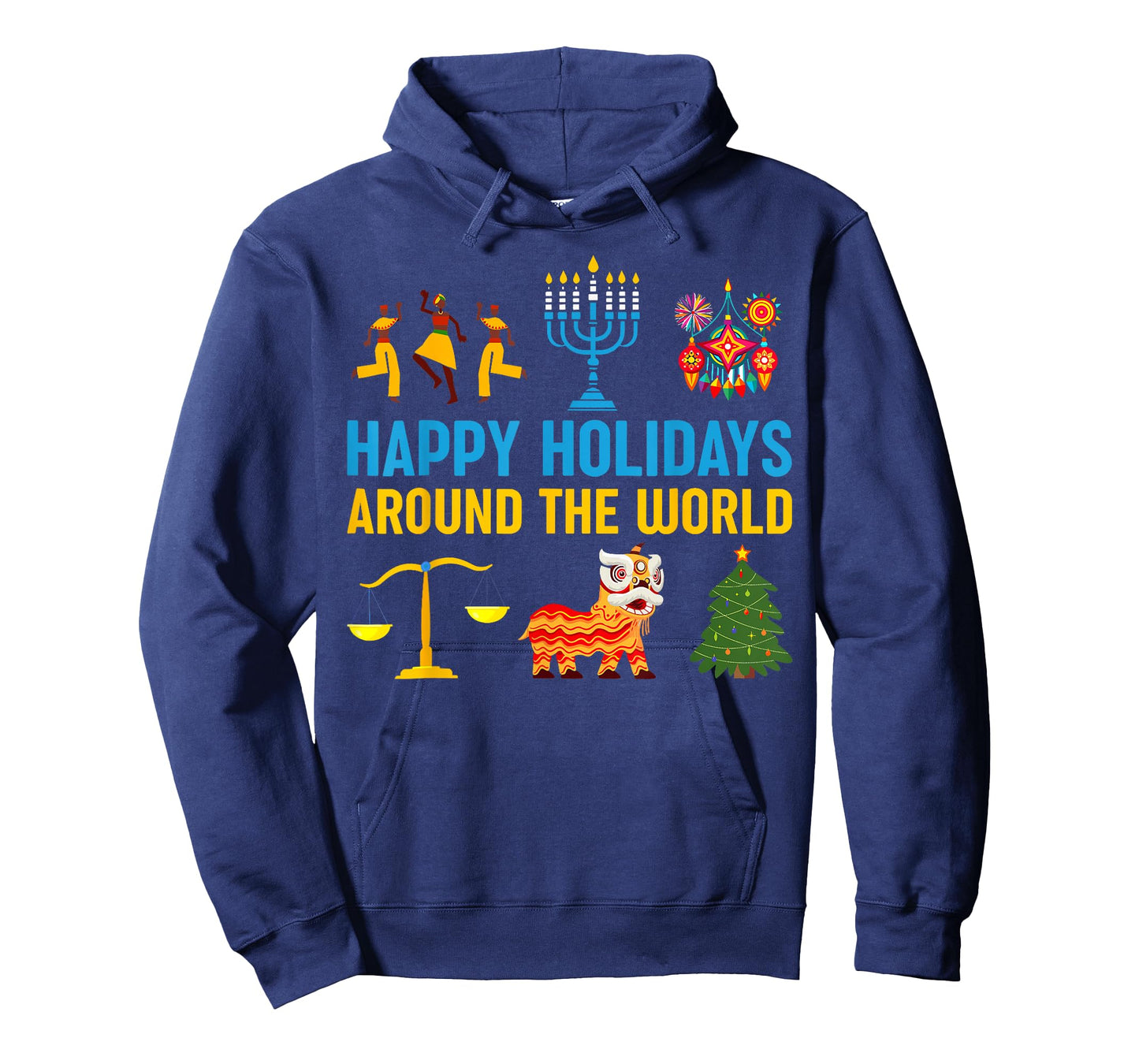Happy Holidays Around The World Multicultural Matching Group T-Shirt