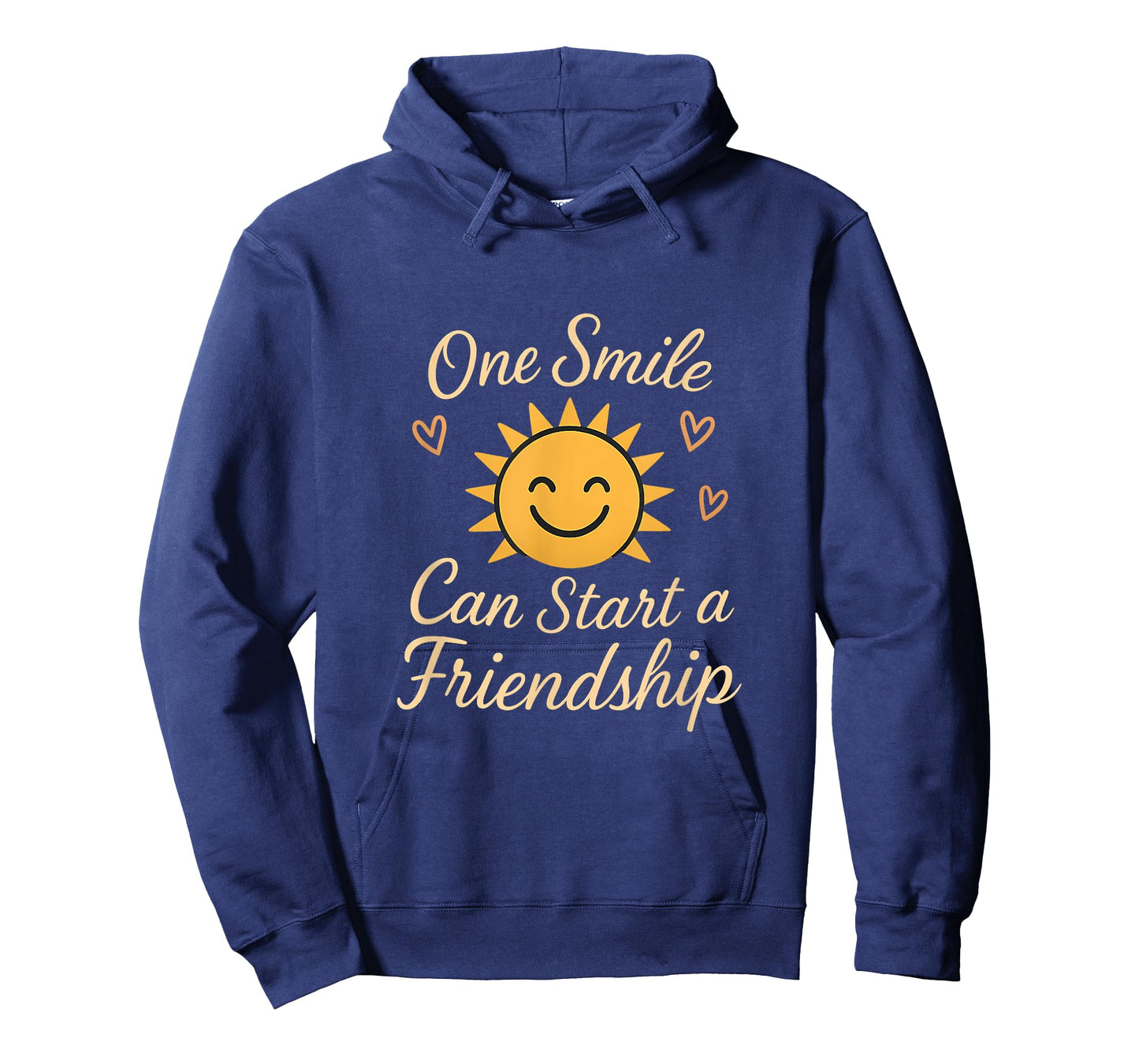 One Smile Can Start a Friendship Sun Art Novelty T-Shirt