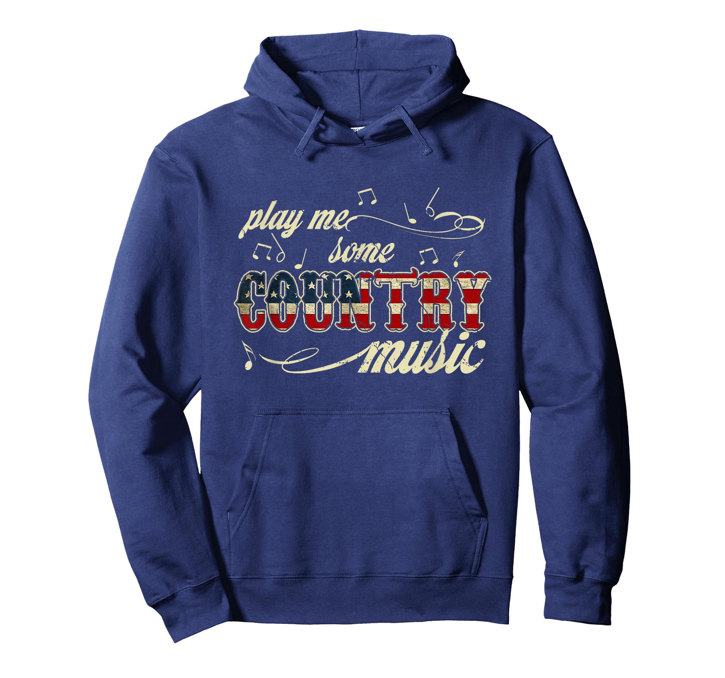 Play Me Some Country Music Western Festival American Flag T-Shirt