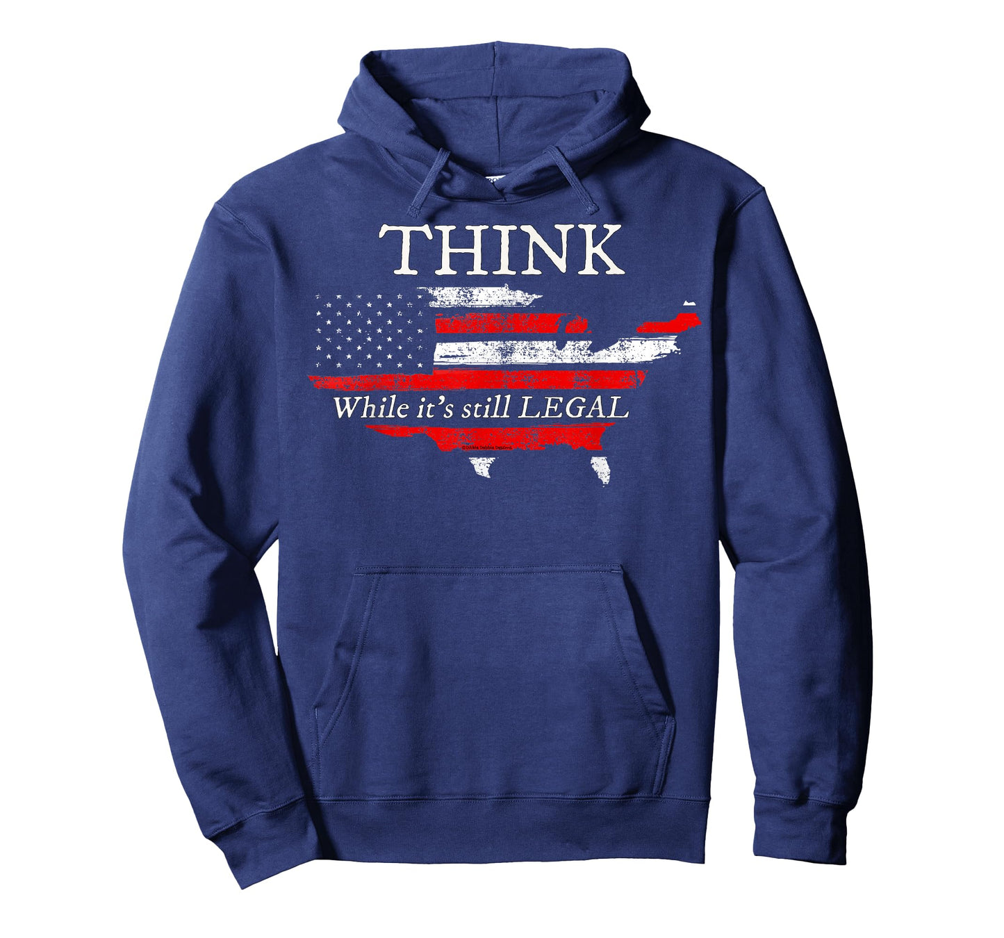 Patriotic Flag THINK While It's Still LEGAL USA T-Shirt