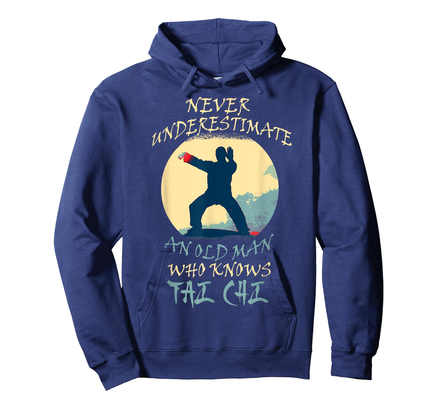 Never Underestimate An Old Man Who Knows Tai Chi Grandpa T-Shirt