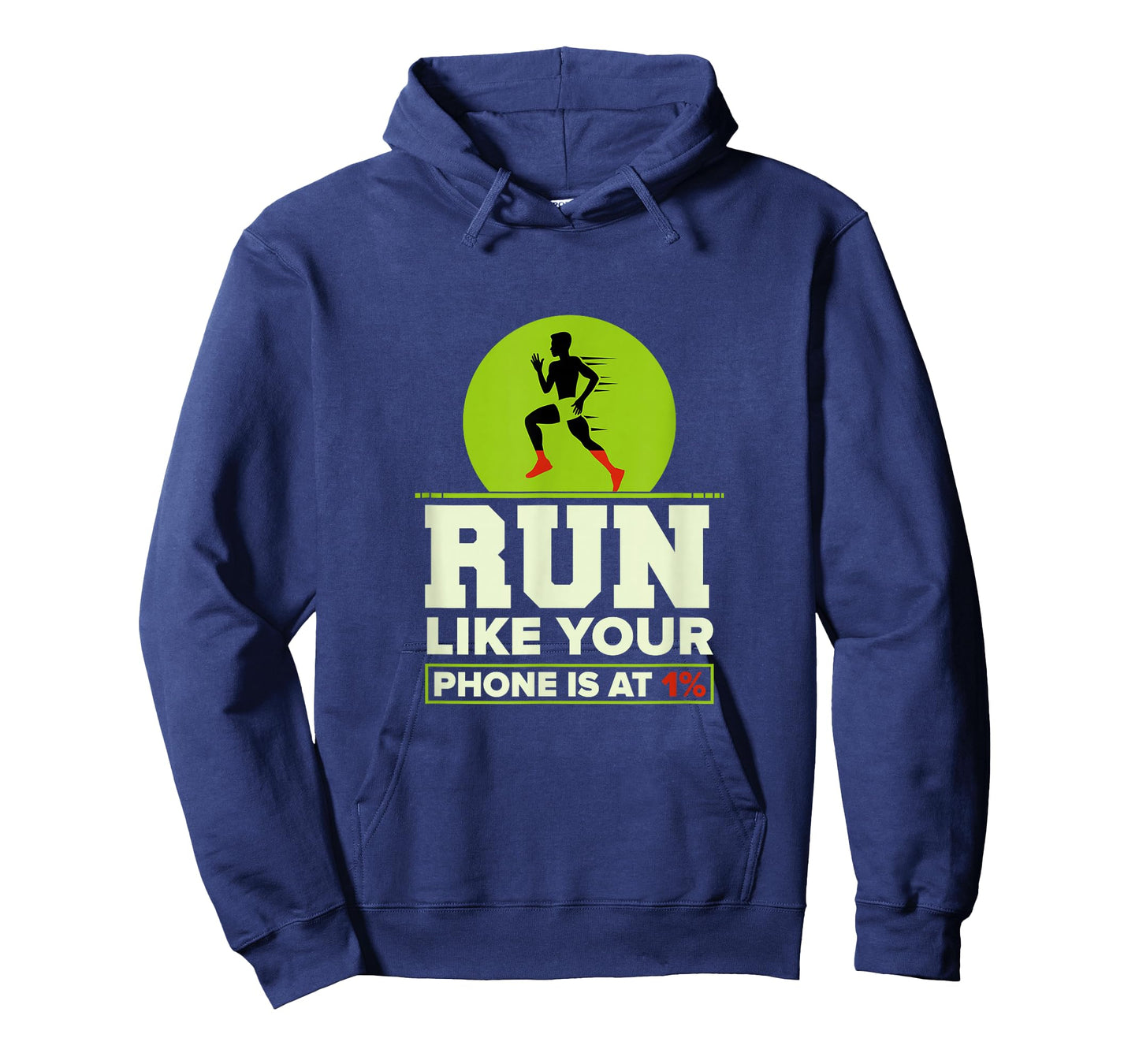Funny Run Like Your Phone 1% Cross Country XC Gift Men Women T-Shirt
