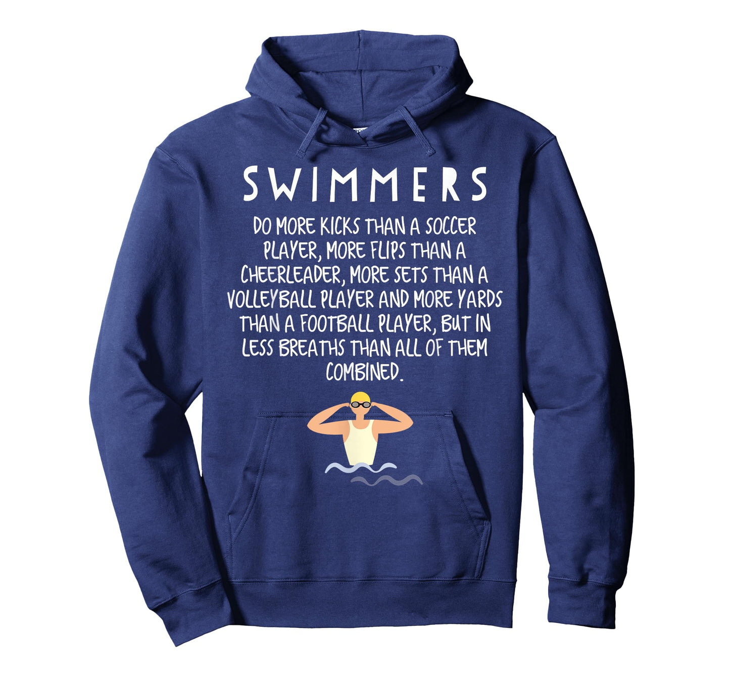 Funny Professional Swimmer Does More Kick Than Soccer Player T-Shirt
