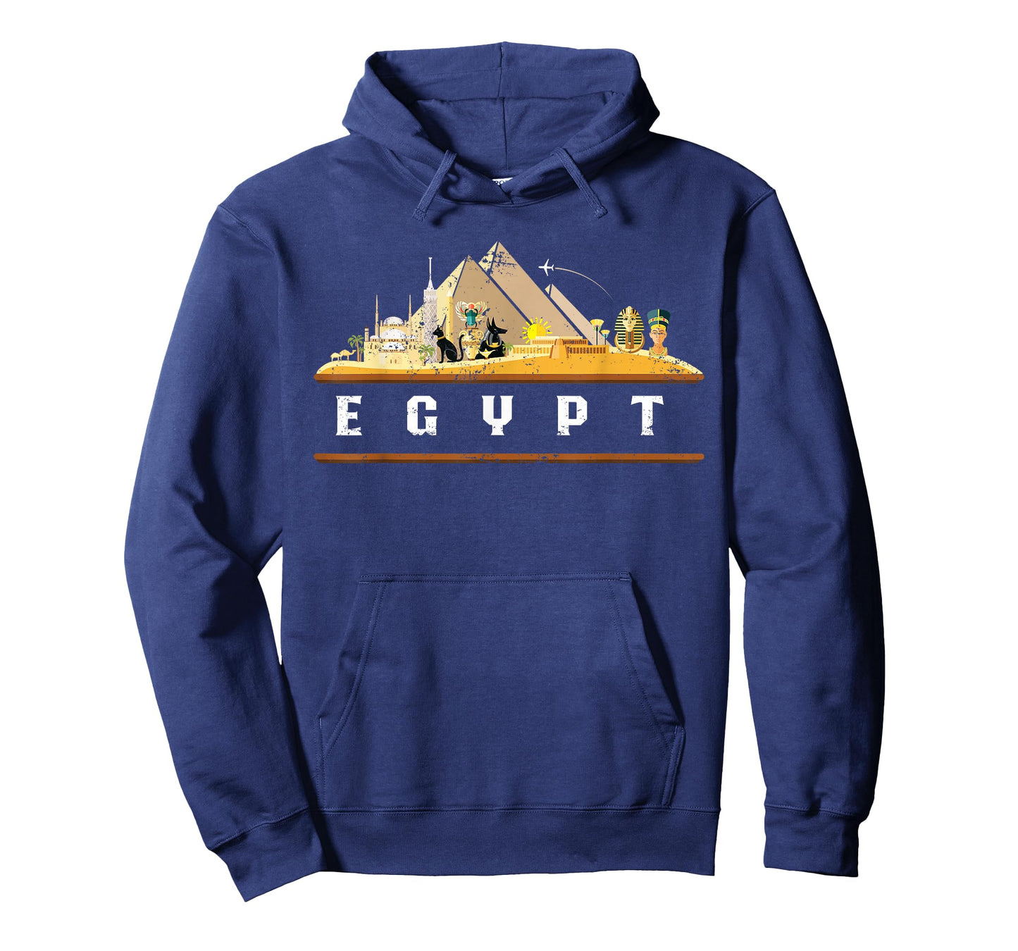 Egyptian Pyramids Gift Idea Egyptian Culture T-Shirt Black Unisex-Adults Small Crew Neck Short Sleeve